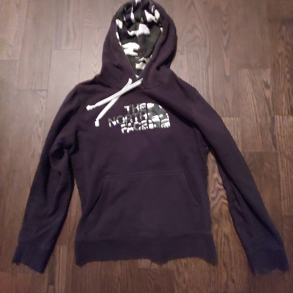 North face sweatshirt black size medium